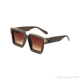 Luxe accessoires Domans zonnebril miljonair M96006WN MENS Glazen 96006 Brandontwerper met dozen