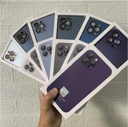 Luxe Ag matglas telefoonhoes voor iPhone15 14 13 12 11 Pro Max X XR XS Max voor telefonische covers met magnetische lensbescherming