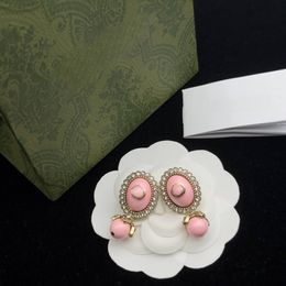 Luxe en sfeervolle designoorbellen, modieuze oorbellen, dik verguld materiaal, hoogwaardig Valentijnsdagcadeau