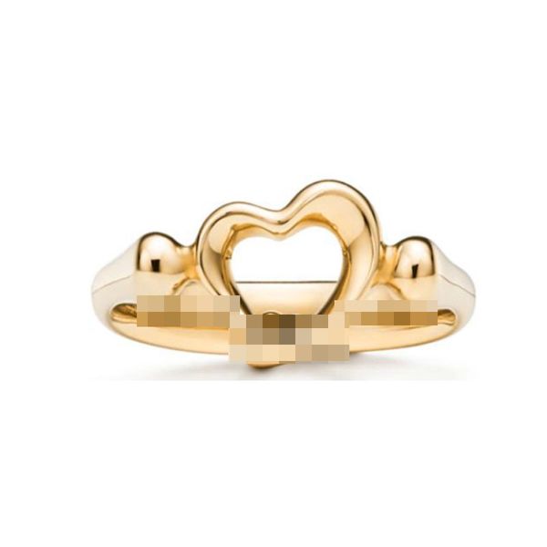 Tiffanes de lujo y románticos de diseñadores senior, anillo de amor clásico para mujeres, joyería, moda, letras para hombres y mujeres, varios estilos de regalos de anillos de diamantes