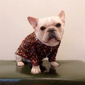 Luxe dier gedrukt hond pyjama lente herfst huisdier tees zachte shirt puppy honden jas chihuahua pug pomeranian