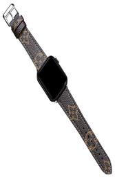 Luxe Apple Watch Bands 38 40 42 44mm Business Retro Unisex Watch Braps Creative Tide Brand Personalised Leather For Iwatch Band4030695