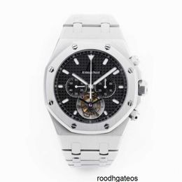Relógios de luxo Audemar Pigue cronógrafo Audemar Pigue Royal Oak Tourbillon | REF 25977STOO1205ST02 | Mostrador Preto | HBFA