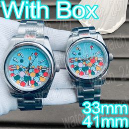 Relojes de diseño automáticos de lujo para hombres, relojes con movimiento mecánico, reloj de 41 mm y 33 mm, cristal de acero inoxidable, luminoso, resistente al agua, reloj de pulsera para hombres