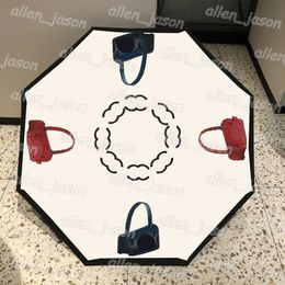 Parapluies automatiques de luxe parapluies de pluie de soleil parapluie pliant unisexe de créateur parapluie ensoleillé et pluvieux
