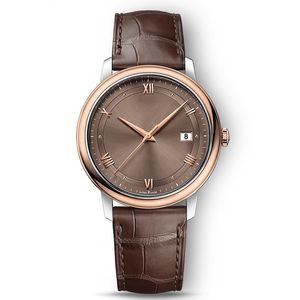 Luxury Automatic Watch Men's Watch with Date Fashion Watch 2813 Mouvement avancé Bandleatre en acier inoxydable 22