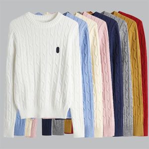 Luxury herfst en winter dames truien ontwerper Ralph round nek trui pullover pony borduurwerk laurens2843