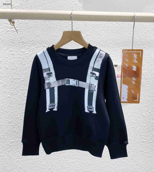 vêtements de bébé de luxe enfants sweats à capuche pull sac à dos sweat-shirts imprimés graphiques pour garçon fille taille 100-150 CM pull enfant de haute qualité Sep01