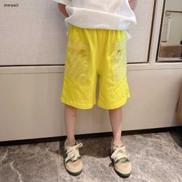 Luxe baby shorts felgele kinderkleding maat 100-150 hoge kwaliteit kind onderkledingstuk zomer meisjes jongens broek Jan20