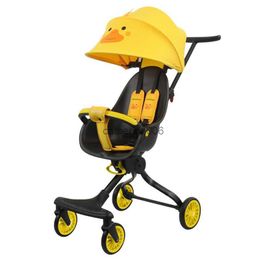 Poussette bébé de luxe pliante quatre roues poussette chariot pour enfants coquille d'oeuf Poussette bébé avec confort bébé accessoires bébé L230625