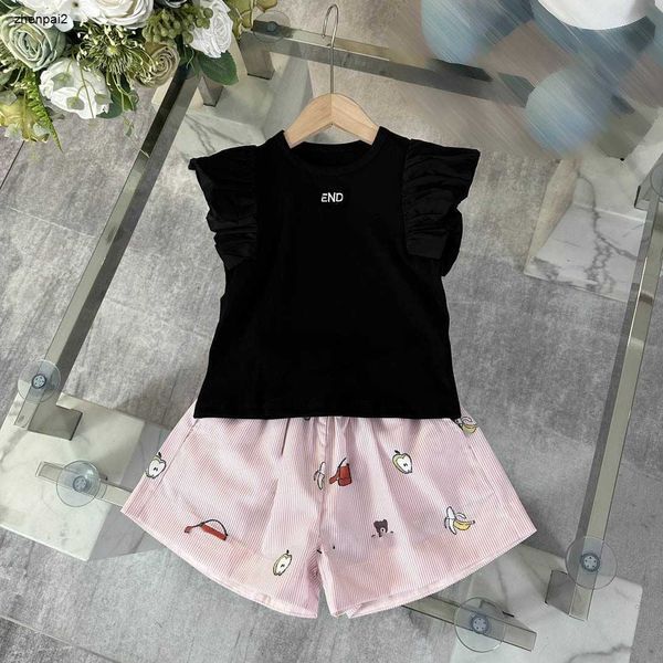 Luxury Baby Tracksuit T-shirt T-shirt Suit Kids Designer Vêtements Taille de 100-150 cm