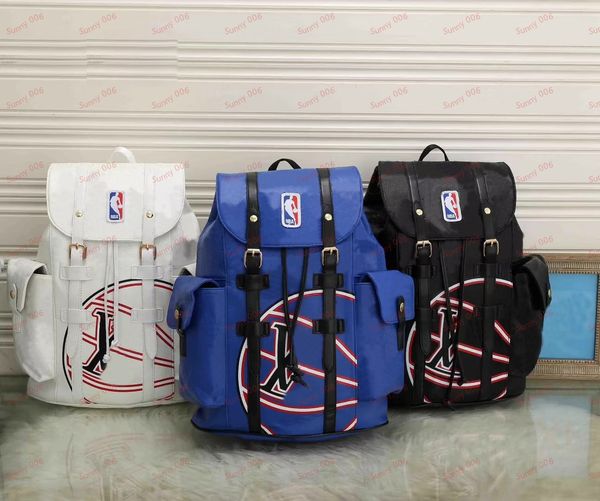 Sacs à dos de luxe sac à dos de mode de créateur sac à Double bandoulière pour hommes et femmes sac à dos Design en gaufrage sac de voyage