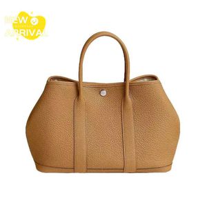 Sac de luxe Sac de créateur de mode sac fourre-tout pour femmes jardin silver bouton bouton jardin sac négonda veau en cuir sac à main