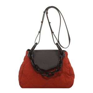 Designer de sacs de luxe sacs à bandoulière en toile matelassée femmes plume chaîne sac femme haute capacité fourre-tout grand mode sac à bandoulière