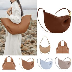 Fashion Women Moon Bag Crossbody Bag Designer Messenger Messenger Bolso de cuero de alta calidad bolso simple