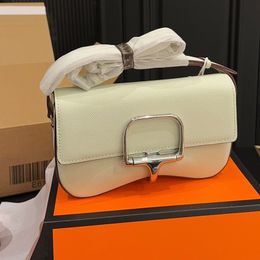 luxe tas Stijlvolle designer avondtas Hoge kwaliteit handafdruk buttbag Echt leer onderarmzadeltas tote stijlvolle handtas enkele schouder