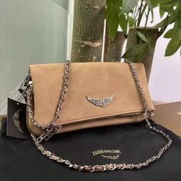 Luxe tas dames baguette flap Crossbody schoudertassen Lederen handtas van topkwaliteit zilveren ketting clutch designer tas