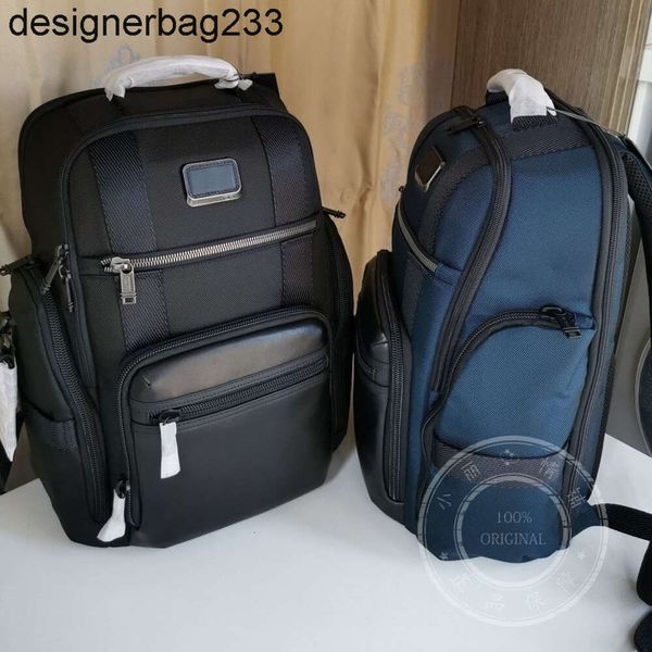 Luxury Bagpack Designer Mens Backpack Tums Bookbag Book 232389 BACKPACK MENS MENSE ONE ÉPAUDER LAPTOP BAWNING ONFICAL BACKING BALLISTIC NYLON Travel Baghandbags 83ch