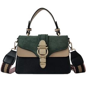 Sacs de luxe pour femme Nouveau sac à main de mode femmes Sacs à main Contraste Couleur Petit sac carré Style coréen Serrure Catch Versatile Simple Épaule Messenger