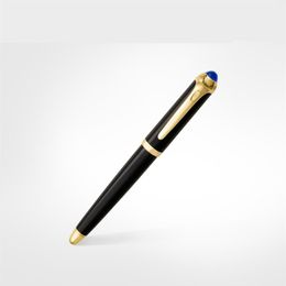 Luxury Balance Brand Black Rose Gold-plated Plumas estilográficas Material de acero inoxidable Revestimiento Oficina Escuela Papelería Pluma de escritura Gi288m