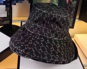 Casquette de luxe de haute qualité version correcte série G lettre jacquard chapeau de seau à bord surdimensionné hommes et femmes haut de gamme visière à la mode