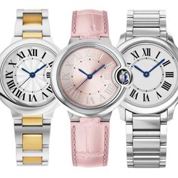 Diseñador globo para hombres reloj Womenwatch relojes para mujer rosa automático de lujo dorado movimiento azul dimond 28 mm 33 mm mujer mecánico p82s#