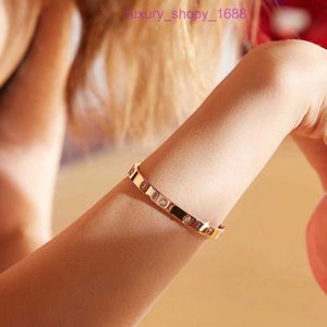 Luxe Bangle designer sieraden man armband Hoge kwaliteit Autobanden Gouden Armbanden voor Vrouwen 14K Vergulde Vriendschap Zirconia Hebben Originele Doos 2305