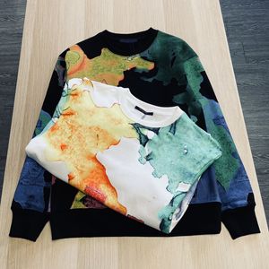 Luxe barokke print paar hoodies kleurrijke persoonlijkheid designer sweatshirts verjaardagscadeau voor mannen vrouwen sweatshirt
