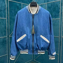 Luxe honkbaljas heren vest jas designer jas geborduurd sweatshirt oversize varsity jassen heren dames dubbelzijdige jassen