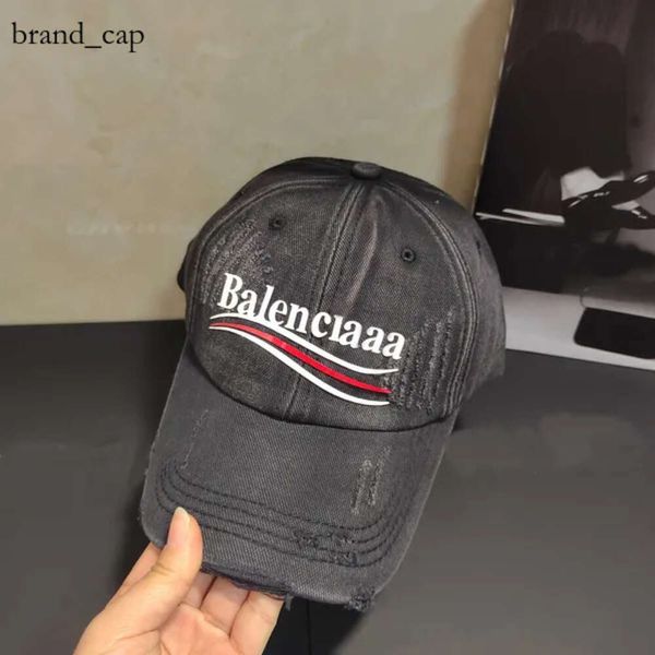 Luxury BB Cap Personality BB lavage Make Old Baseball Caps Dames Designer Cap Cap Cowboy Visor Hats for Men Curved Royaume Chapeaux 6531