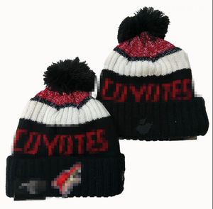 Bonnets de luxe Coyotes Beanie Hockey designer Winter Bean hommes et femmes Design de mode chapeaux en tricot automne bonnet de laine jacquard unisexe crâne Sport Bonnet en tricot