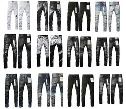 designer PURPLE BRAND jeans pour hommes femmes pantalons jeans violets trou d'été haute qualité broderie auto-culture et petits pieds mode