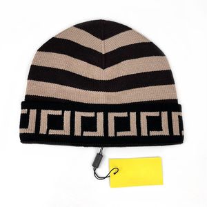 Bonnets de luxe designer hiver haricot hommes femmes design de mode chapeaux en tricot automne casquette de laine lettre jacquard unisexe crâne chaud hat269j