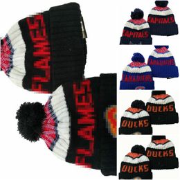 Bonnets de luxe Flames Beanie Hockey designer Winter Bean hommes et femmes Design de mode chapeaux en tricot automne bonnet de laine jacquard unisexe crâne Sport Knit hat a0