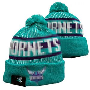 Luxe mutsen Hornets Beanie Charlotte ontwerper Winter Bean heren dames Fashion design gebreide mutsen herfst wollen muts letter jacquard unisex warme schedel Sport Gebreide muts a2