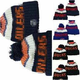 Bonnets de luxe Oilers Beanie Hockey designer Winter Bean hommes et femmes Design de mode chapeaux en tricot automne bonnet de laine jacquard unisexe crâne Sport Bonnet en tricot