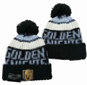 Bonnets de luxe Vegas Golden Beanie Hockey designer Winter Bean hommes et femmes Design de mode chapeaux en tricot automne casquette en laine lettre jacquard unisexe crâne chaud Sport Bonnet en tricot