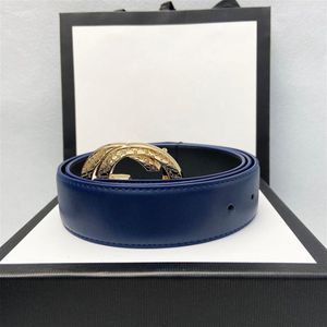 Luxe Riem Dubbele Brief Gesp Hoge Kwaliteit Mode Klassieke Breedte 3 8 CM Echt Leer Vrouwen Riemen Mannen Brief tailleband G-157214F