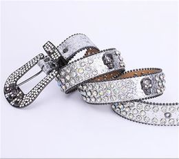Ceintures de luxe pour hommes designer diamant bb ceinture tendance classique rétro cintura solide noir lisse métal noir boucle femme designer ceinture jeans décontractés taille YD024 Q2