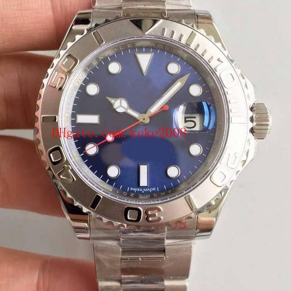 Montre de luxe de meilleure qualité Usine de montres-bracelets 40mm 116622 Date Perpetual 316L Steel Luminescent Swiss ETA 3135