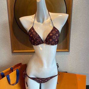 Luxe bikini zomerbadpak sexy driehoekige bikini set designer bikini's 1v jacquard y2k zwempak comfort stof badmode s-xl