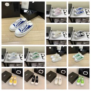 Luxe Biscuit Dubbelkanaals Jurk Casual Schoenen Dames Heren Trainers Platte hak Platform Sneaker Designer Schoenen Dhgate Tazz Slipper Loafer Sneakers Rode canvas schoen