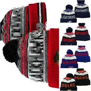 Bonnets de luxe BLACKHAWKS CHICAGO Beanie Hockey designer Winter Bean hommes et femmes Design de mode chapeaux en tricot automne casquette en laine jacquard unisexe crâne Sport Knit hat a0