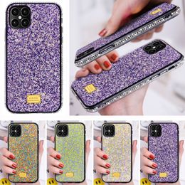 Luxe Bling Glitter Little Pearl Cases Crystal Gradient Star Gems Diamond Bumper 2 in 1 TPU PC Schokbestendig Cover voor iPhone 12 Mini 11 PRO XR XS MAX X 8 7 6 SE2