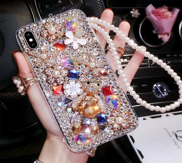 Case de strass de bijoux de luxe pour Samsung Galaxy M52 5G A31 5G pour S22 S22 plus S22 Ultra Cartoon Crystal Diamond Cover3012752656