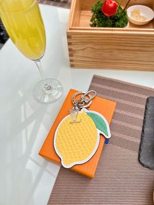 Pendentif de sac porte-clés citron de luxe Blossom dream