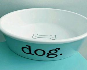 Luxury Blue Bone China Dog Bowls Designer Céramic PetS Supplies Cat Dog Bowl Dogcatsuper1st342x6781658