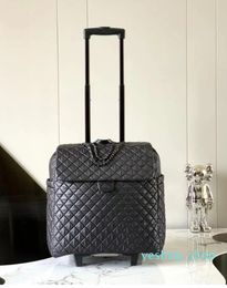 Luxury internaatdoos Designer koffer high-end waterdichte nylon pull staaf doos opbergzak grote capaciteit vrijetijdsreizen reizende bagage trolley case