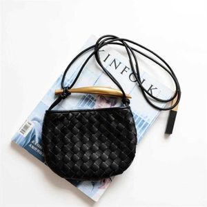 Luxe Bottegs Venets Jodie Bag Sardine geweven lente zomer nieuwe mini handtas zwarte messenger tas schouder dames met origineel 1: 1 logo