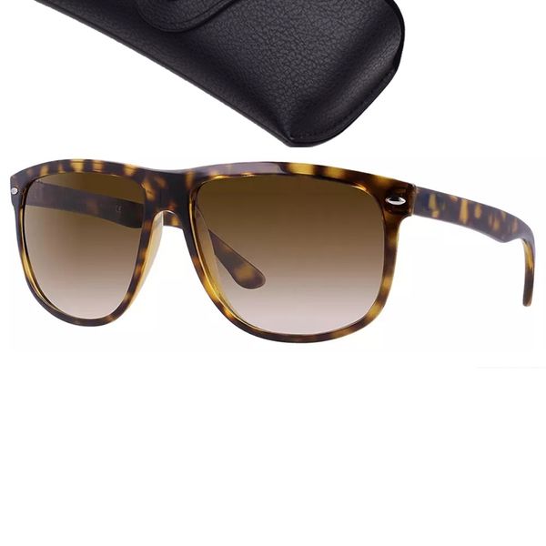 Lunettes de soleil de luxe Boyfriend à monture carrée pour hommes et femmes, monture en nylon de styliste UV400, lunettes de soleil Oculos Gafas avec étuis et accessoires en cuir